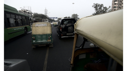 Typický stav provozu v Delhi