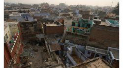 Agra - výhled ze střechy hotelu Sidhartha