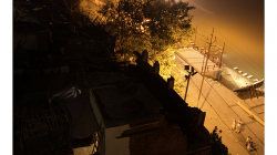 Varanasí - noční pohled na město