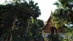 Jeden z chrámů v Chiang Rai